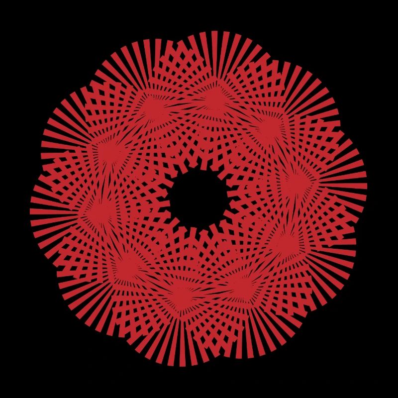 Mandala | Rayons de soleil | Modèle