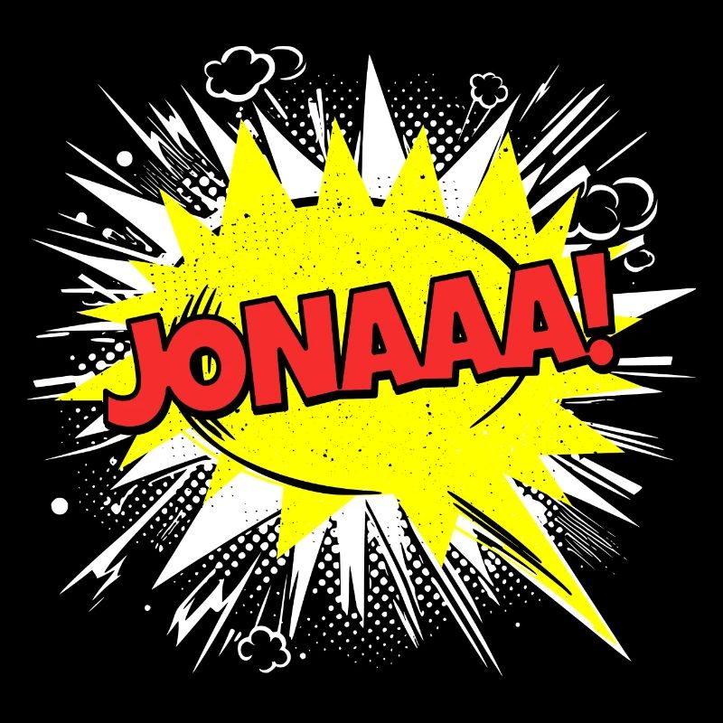 Jonah Name Funny Speech Bubble Jonaaa!