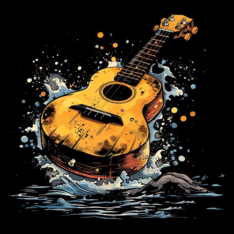 Illustration de ukulélé