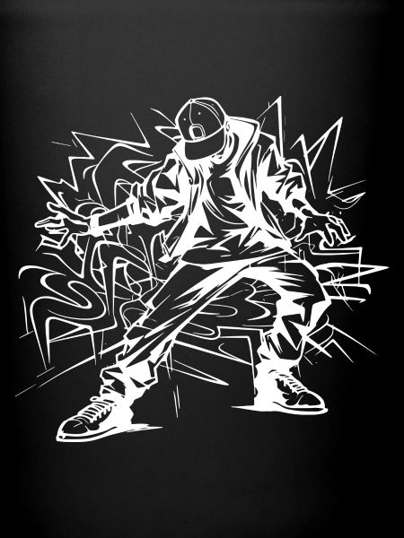 Dessin de breakdancer