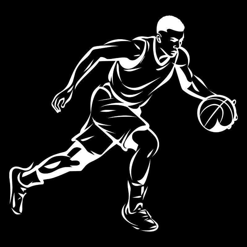 Basketball Junge Grafik
