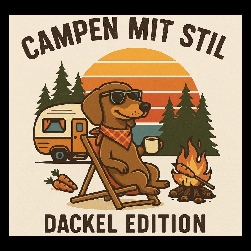Campen mit Stil: Dackel Edition