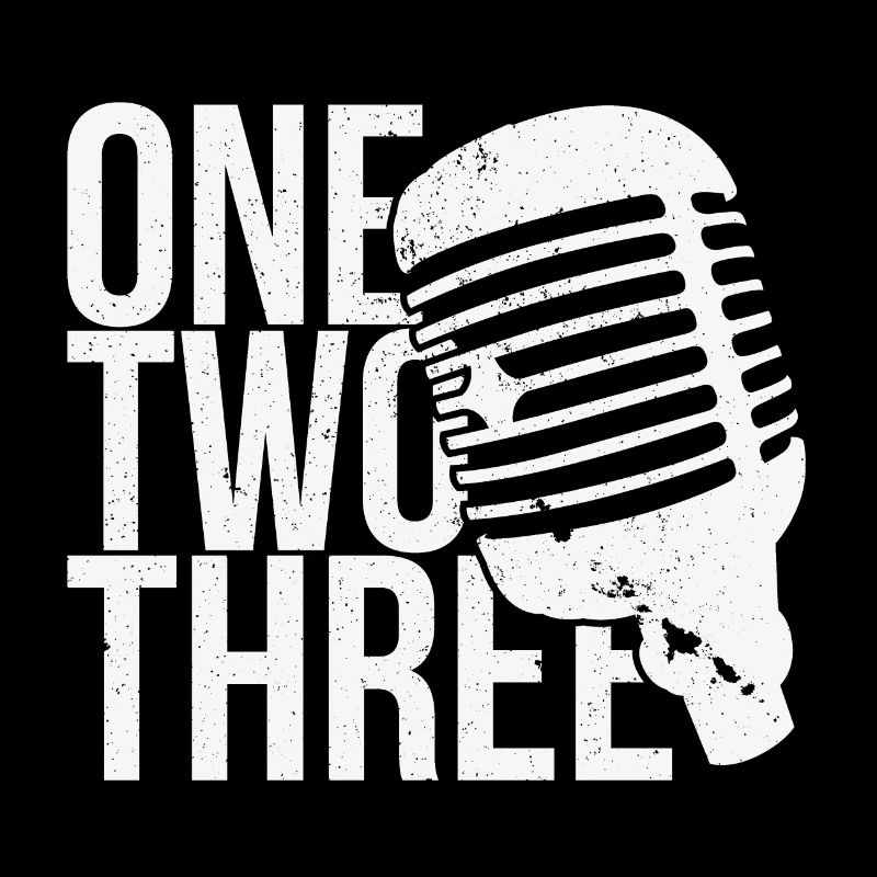 One Two Three Microphone (white)
