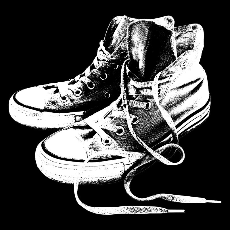 Sneakers Black And White