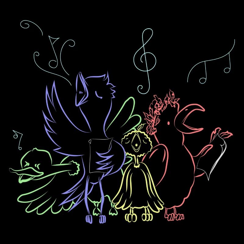 Bird choir sings