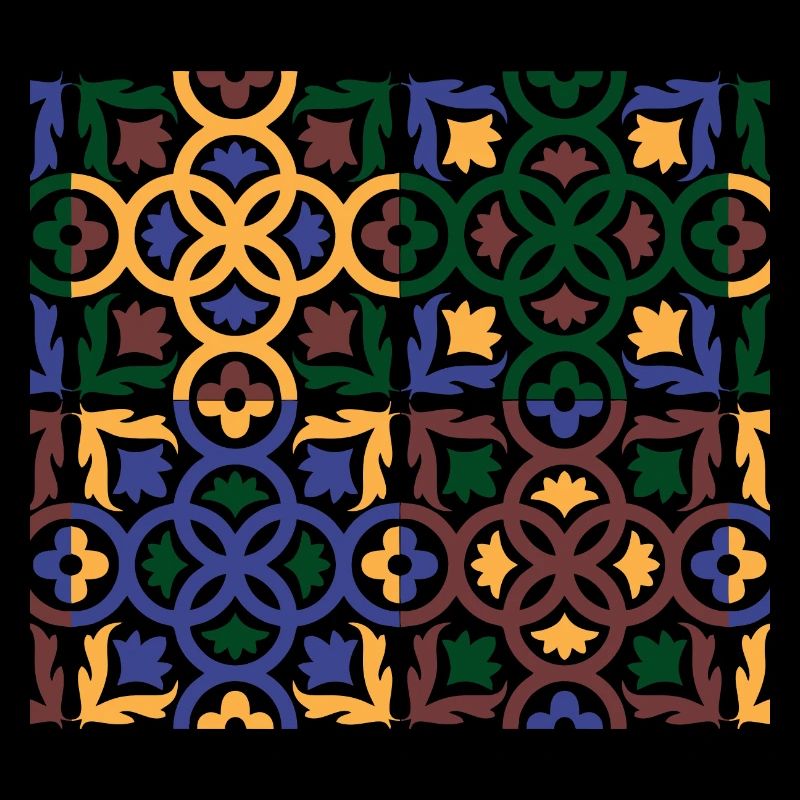 Tiles andalou 3 (masque de visage)