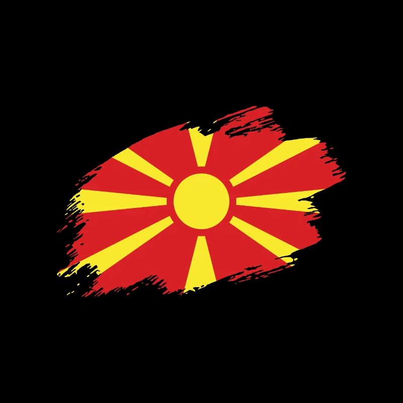 Macédoine drapeau macédonien drapeau