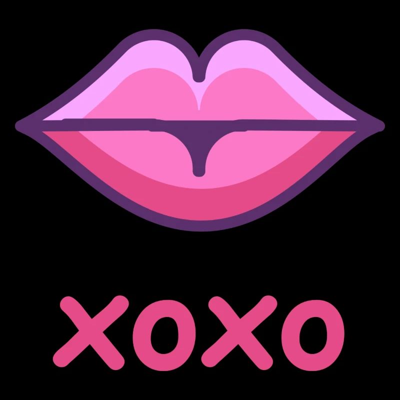 XOXO Bouche baiser