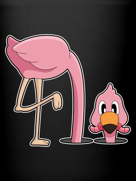Flamant rose drôle
