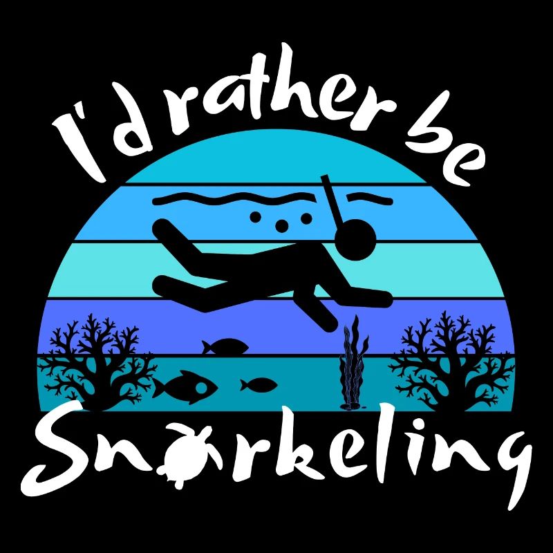 I'd rather be snorkeling - Beach Lover