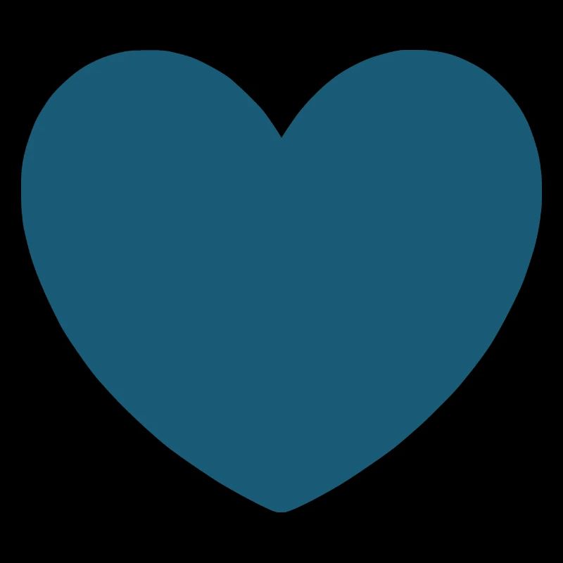 Coeur bleu Saint-Valentin