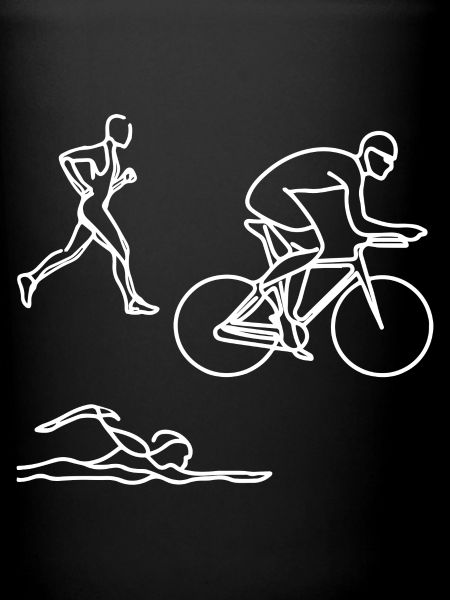 Dessin de triathlon