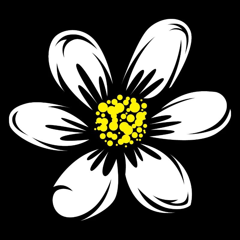 Daisy Boho Meadow Plants Nature Symbol