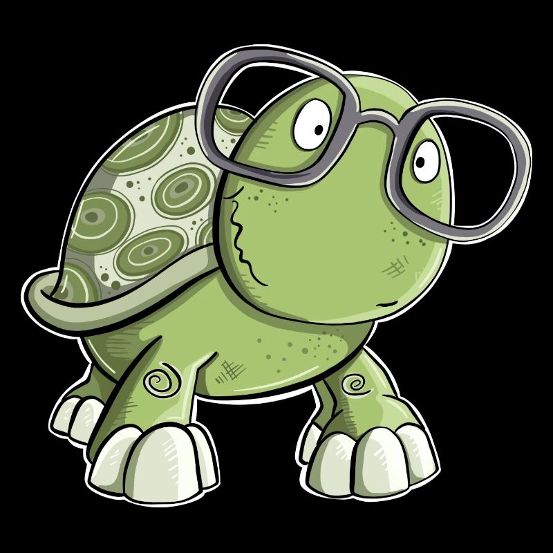 Turtle with glasses