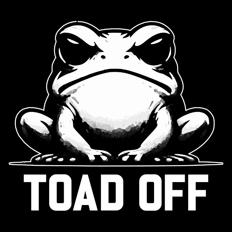 Vintage Frog Toad Meme Grumpy Frog Don't Toad Me