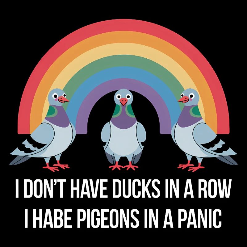 Pigeon Panique Humour Fun