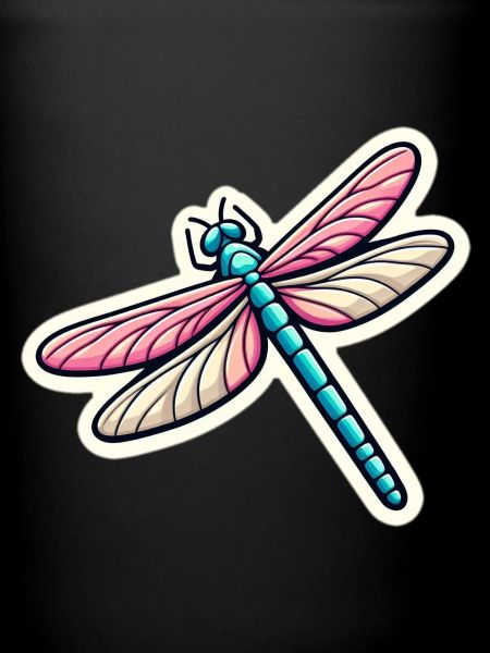 Libellule au pastel