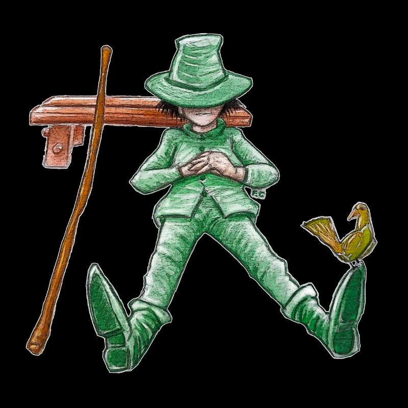 Une sieste pour le vagabond vert "GreenVagrant"