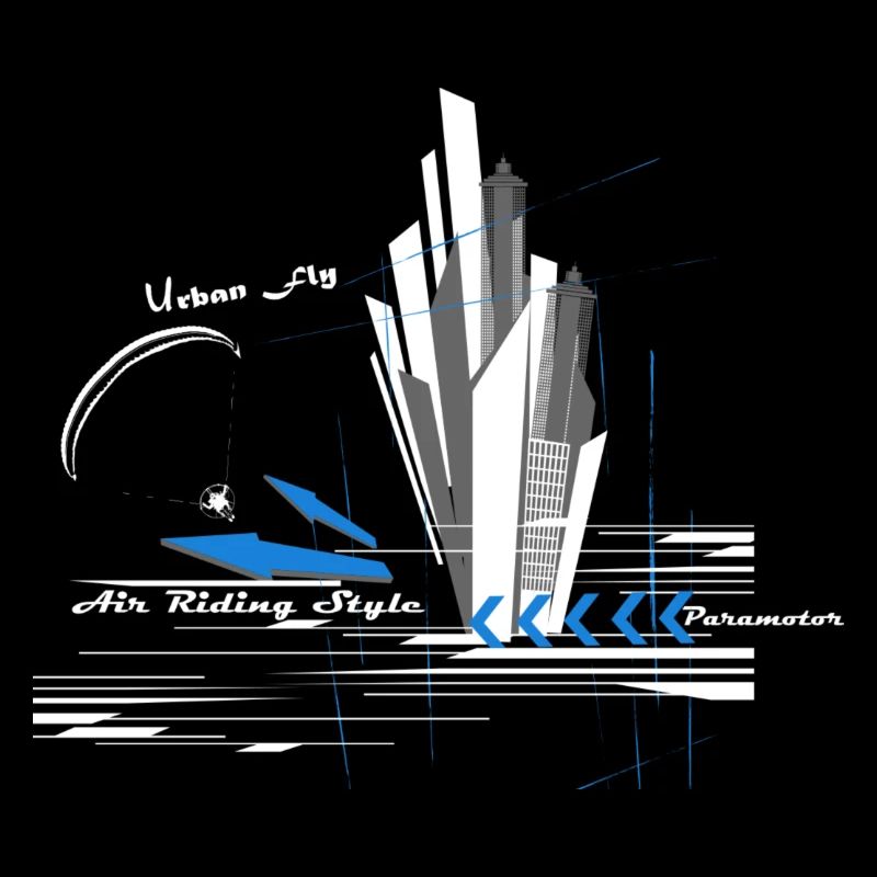 Libert'All Paramoteur Urban Fly bleu