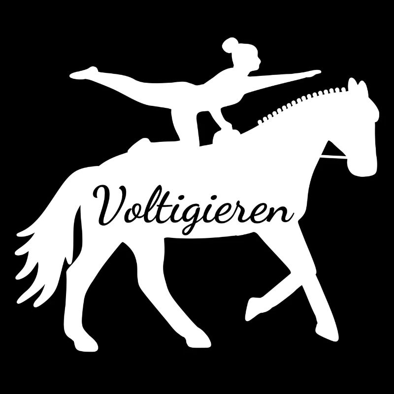 Cheval blanc avec sauteur - cheval de saut