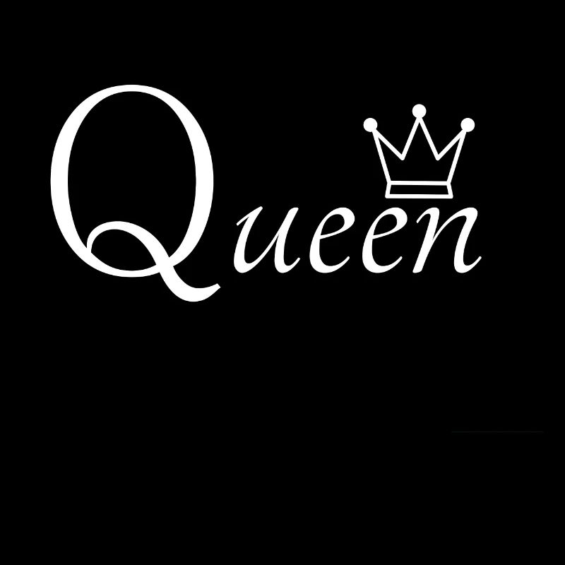 Queen Crown Design White