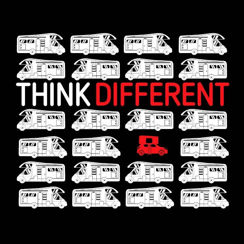 Think Different « Dachzelt Edition » Camper Camping
