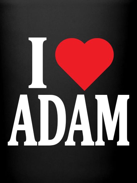 T-shirt I love Adam I love Adam t-shirt