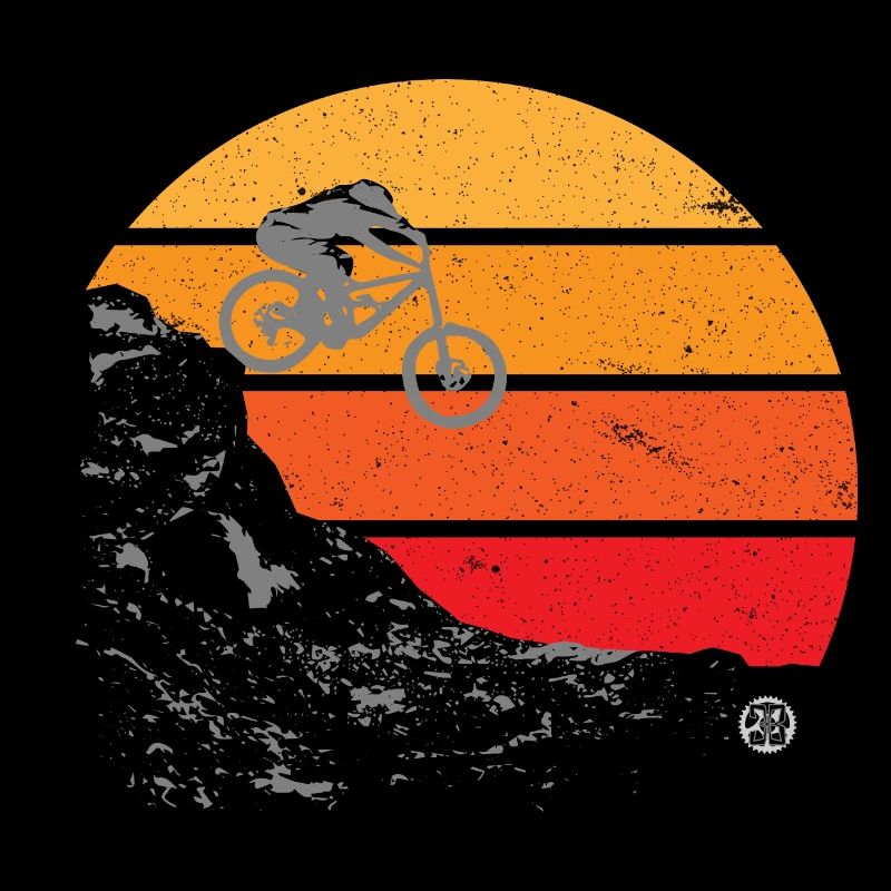 downhiller sunset