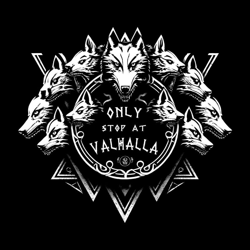 Die Wölfe von Walhalla - Wikinger-Zitat
