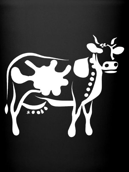 Cow Art Abstrait