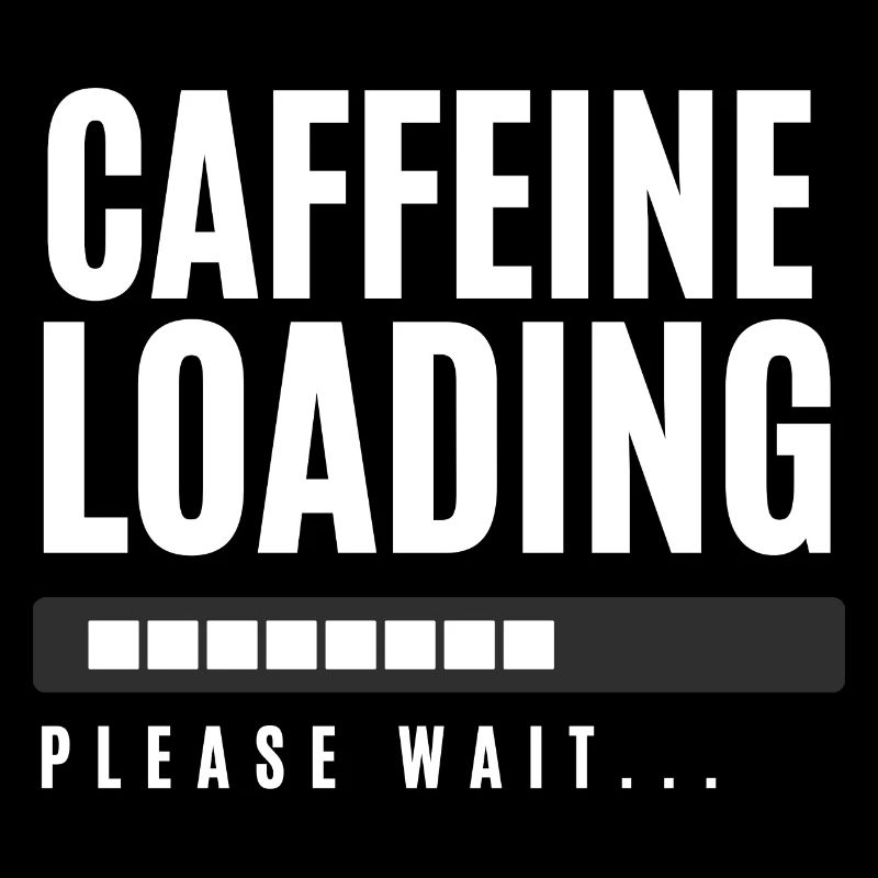 Koffein laden Bitte warten