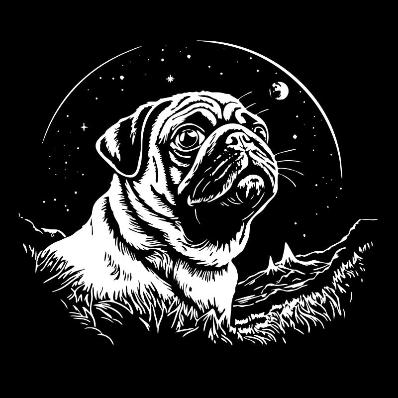 Mopsunterm Sternenhimmel 2