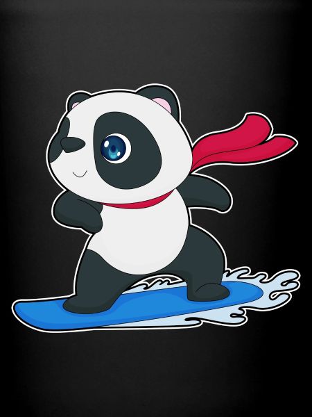 Panda Snowboarder Snowboard