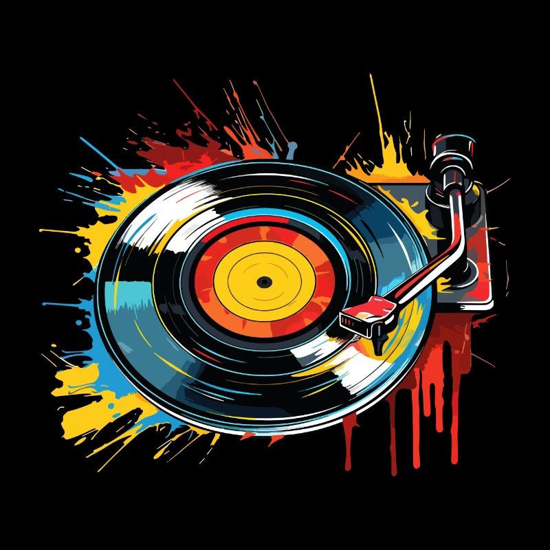 Disque Vinyle LP Platine Rétro