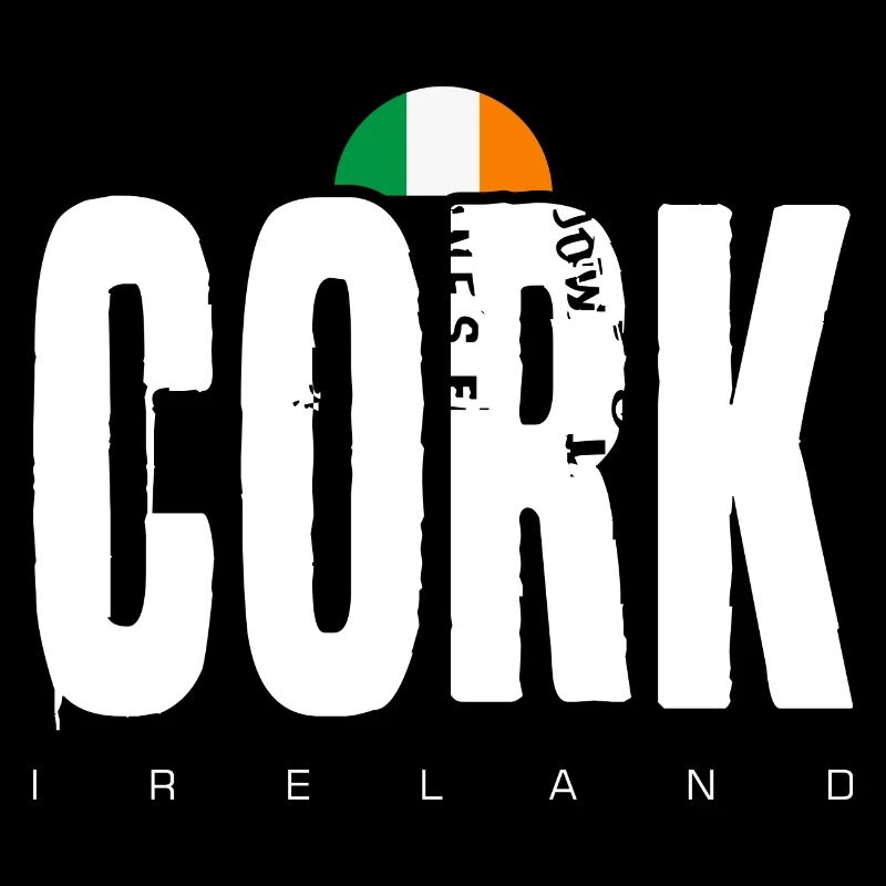 Cork Irland Flagge Emblem