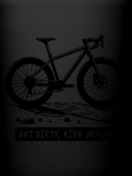 Ilustracja przygody na rowerze szutrowym