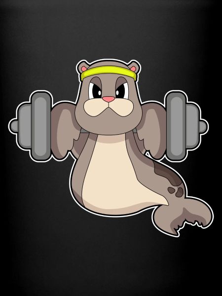 Seal Bodybuilder Barbell Bodybuilding