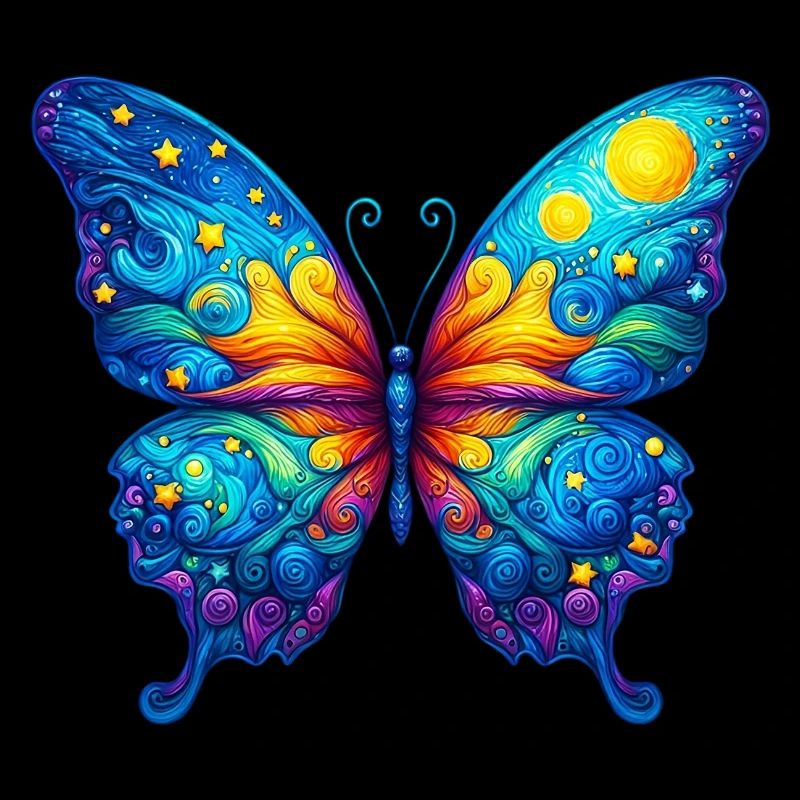 Papillon Van Gogh