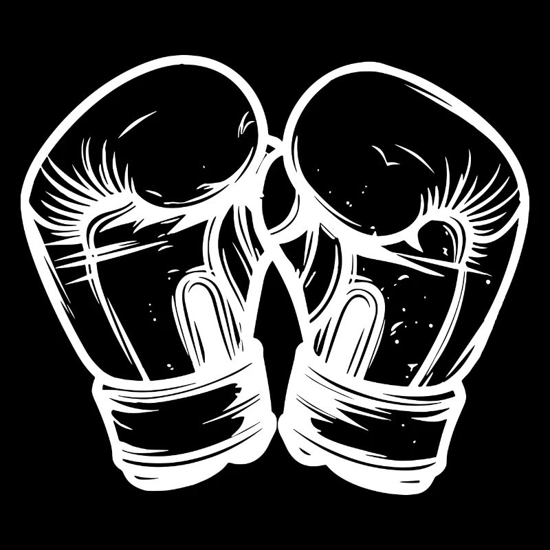 Dessin de gants de kickboxing