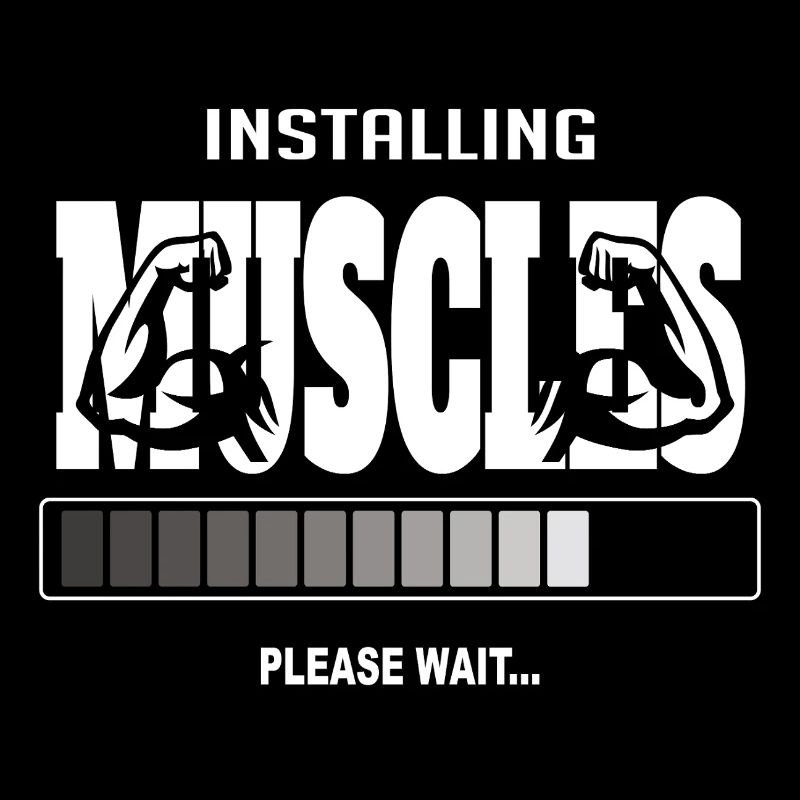 Installing Muscles – Funny Gym Workout