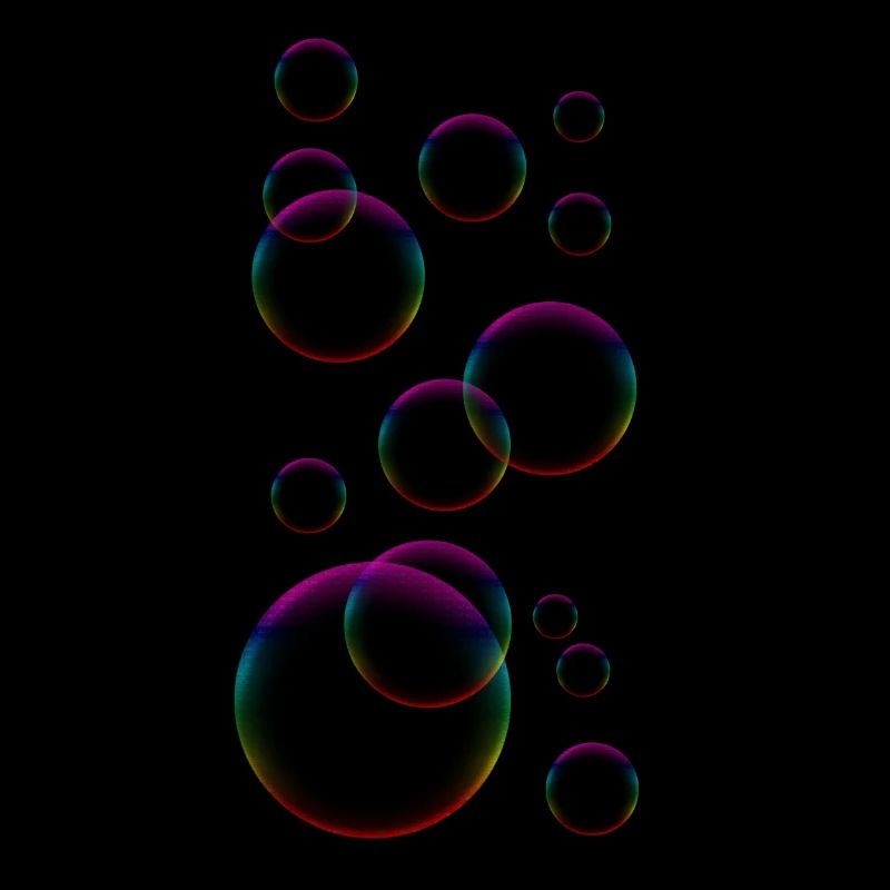 soap bubbles