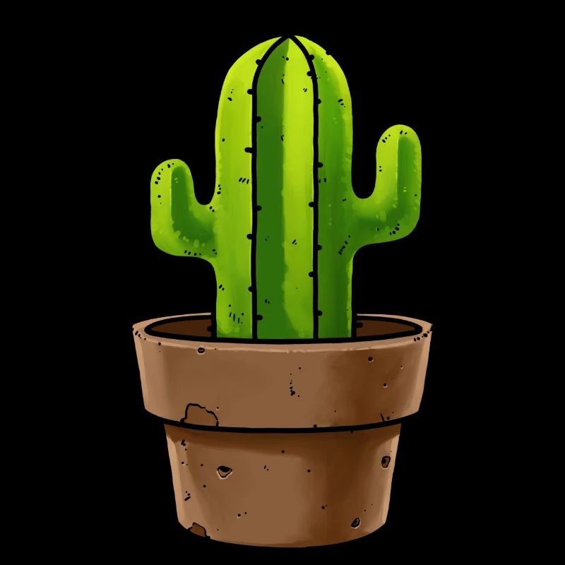 Cactus dans le pot