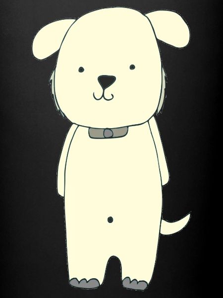 chien jaune