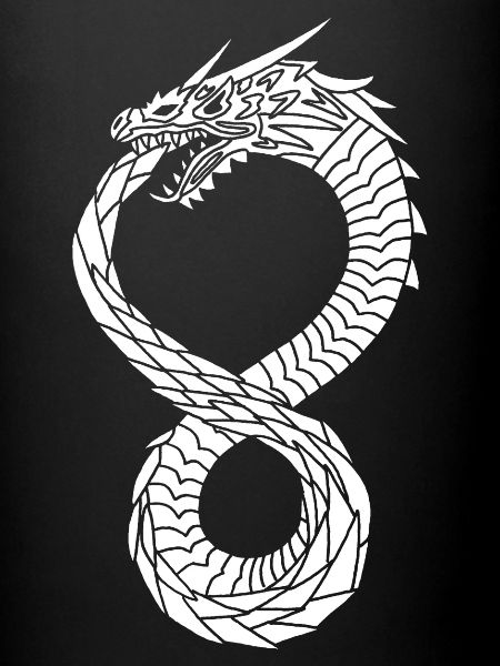 Dragon infini blanc