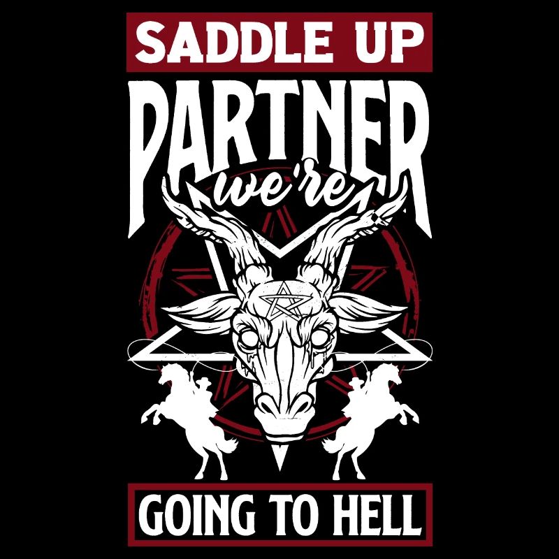 Saddle up, partenaire, nous allons en enfer Dark