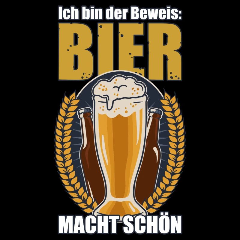 Der Beweis, Bier macht schön Mann Geschenkidee