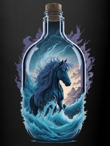 Horse Bottle