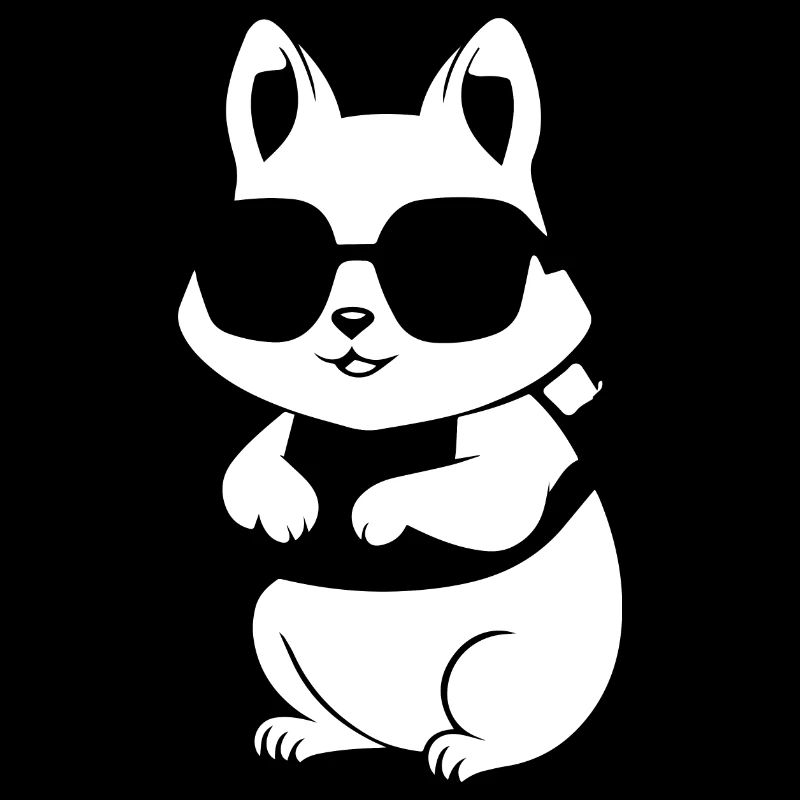 Lustiges Eichhörnchen mit Sonnenbrille Eichhörnchen
