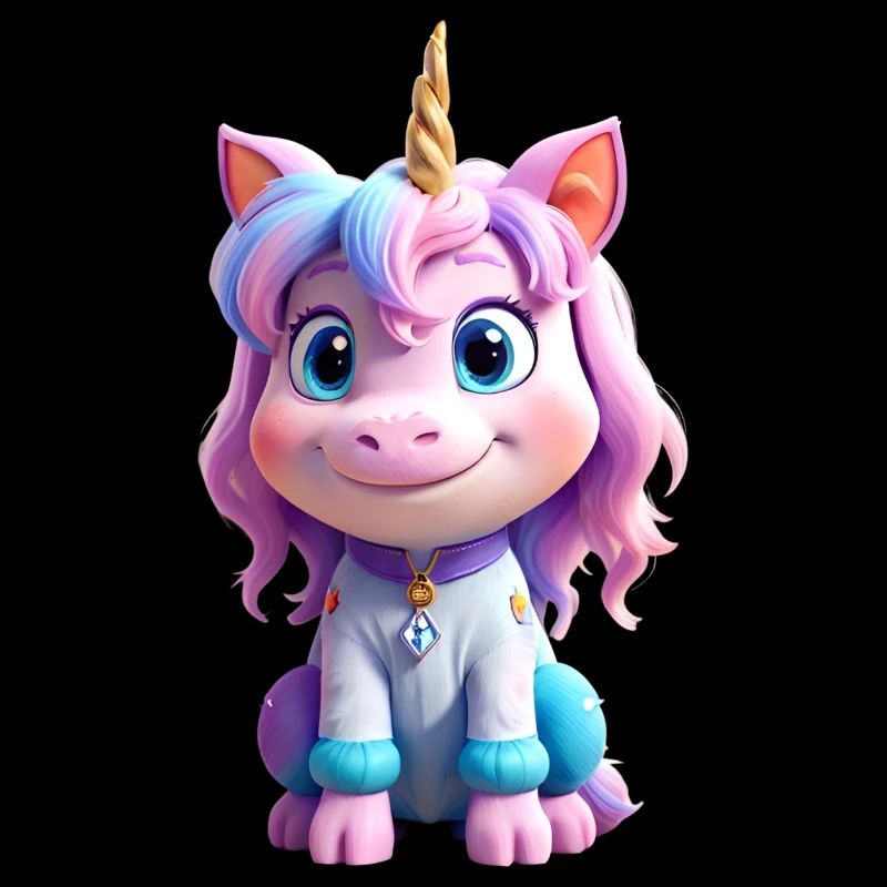 Mignonne licorne