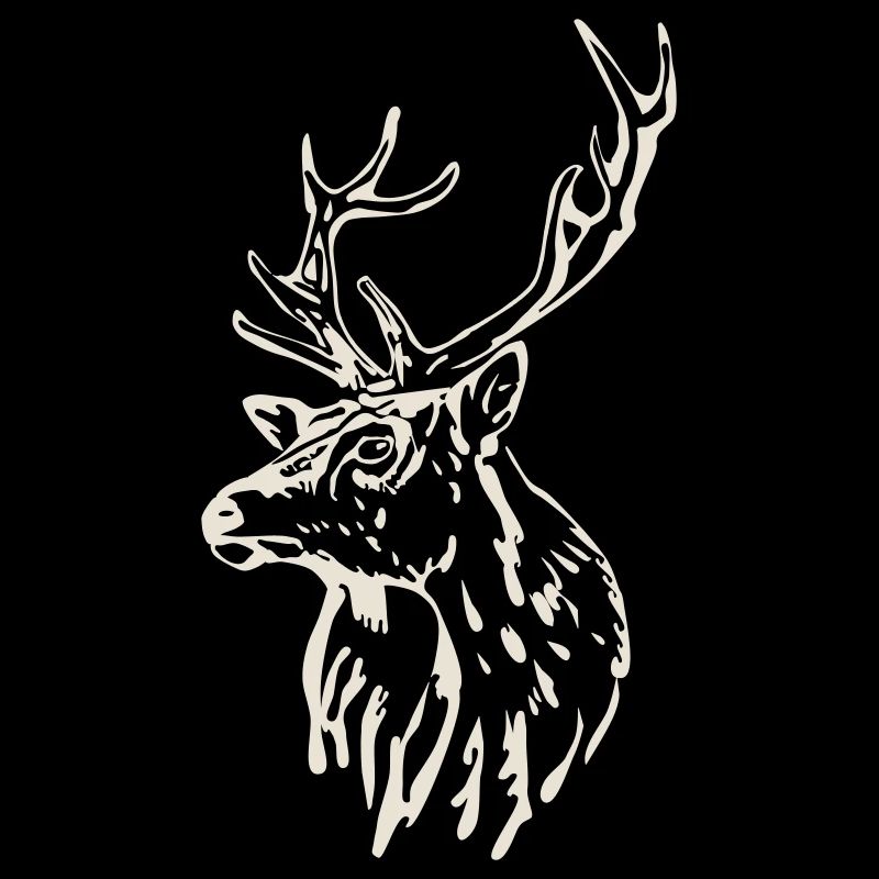 Tête de cerf [Blanc]